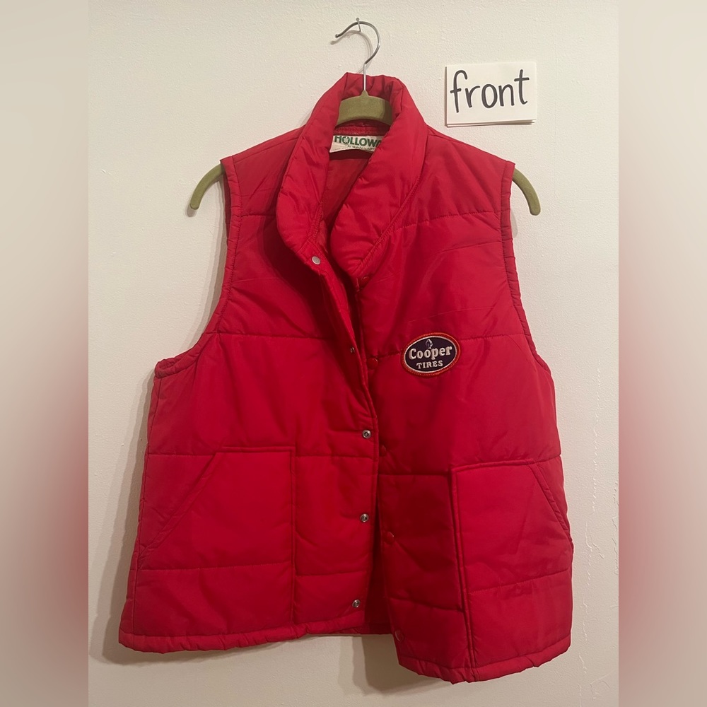 Vintage red vest